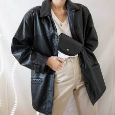 Ï¾Ÿ Ð—‰ð–ºð—ð—…ð—‘ð—ð–¾ In 2020 Vintage Leather Jacket Leather Jacket Outfits Oversized Jacket Outfit