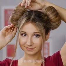 Diy Amazingg On Instagram Great By 5 Minutes Crafts Frisuren Lange Haare Madchen Dutt Frisuren Einfach Frisuren