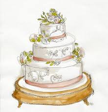 Img 0001 Jpg 1 544 1 600 Pixels Wedding Cake Illustrations Cake Drawing Cake Illustration