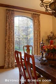One package of panel curtain holder needed per panel curtain. Dining Room Window Treatment A Touch Of 70 S Retro Sonya Hamilton Designs
