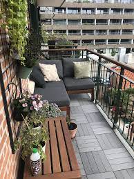 Indretning Gratgulv Komposit Altan Altanmakeover Small Patio Decor Small Balcony Design Patio Decor