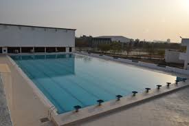 Nowadays they are 50 meters long by 25 meters wide, and all three pools from beijing it's a very good pool, says u.s. Olympic Size Swimming Pool Physical Education Section Saurashtra University Rajkot