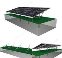 Solar single pile ground mounting system,SPC-JA-4H-PCW