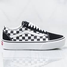 The original classic side stripe skate shoe. Schuhe Damen Vans Old Skool Platform Vn0a3b3uhrk1 Weiss Schwarz Angebote Online Shop Distance De