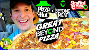 Pizza Hut X Beyond Meat Great Beyond Stuffed Crust Pizza Review Peep This Out Youtube
