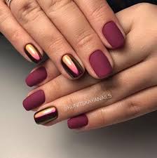 42 Gorgeous Nails Light Nail Color For Fall 2019 Style2 T Maroon Nail Designs Maroon Nails Nails