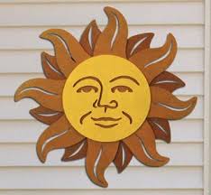 20% off all wall art! Celestial Sun Wall Decor Wood Pattern Impressive Southwest Or Celestial Design Will Brighten Any Wall Outdoor Sun Wall Decor Wood Patterns Woodworking Patterns