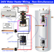 For simple heating applications, a 2 conductor wire is sufficient. How To Wire 240v 230v Water Heater Thermostat Non Continuous