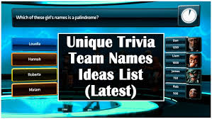 In addition to wanting to know more about a person's backgrounds, obtaining information about name origins is also of interest. 550 Unique Trivia Team Names Ideas List Latest Tread Topic Latest Entertainment News Viral Stories Videos Images