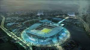 The stadium was designed by arup and built by john laing.it was first designed as part of manchester's failed bid for the 2000 summer olympics.the stadium was built for the 2002 commonwealth games at a cost of £110 million. Manchester City Etihad Stadium Aer3 Polycarb Current With Badge Credit Populous Construction Enquirer News