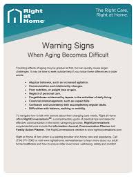 Warning Signs A Senior S Needs Are Changing Home Care Senior Care Ann Arbor Mi Senior Care Warning Signs Home Health Care