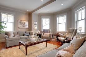 In addition to cabinets, taupe is a really great color for a home's exterior! Traditional Living Room With Benjamin Moore Smokey Taupe Cc 490 Trim Ceiling Cut 50
