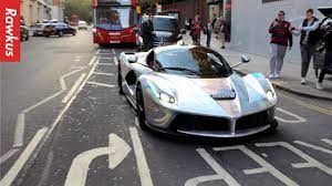 Parcourez scuderia ferrari maillots, chemises et scuderia ferrari vêtements. Football Player Aubameyang Driving His Wrapped Laferrari In London Youtube