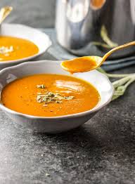 Vegan Creamy Pumpkin Tomato Soup Detoxinista Recipe Pumpkin Pasta Sauce Food Pumpkin Pasta