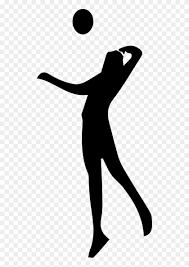Volleyball spike stock vectors, clipart and illustrations 336 matches. Free Volleyball Clipart Black And White Volleyball Player Clipart Transparent Free Transparent Png Clipart Images Download