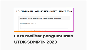 Pengumuman hasil seleksi sbmptn ltmpt 2020. Tutorial Cara Melihat Pengumuman Hasil Utbk Sbmptn 2020 Yusuf Studi