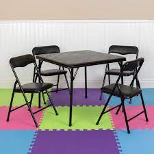 Maybe you would like to learn more about one of these? 5 Pc Kids Folding Table Set Jb 9 Kid Bk Gg Foldingchairs4less Com