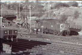 Class 37 Engineering Train Shildon Station 1977 Train Bishop Auckland Station