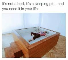 It S Not A Bed It S S Sleeping You Need One Of These In Your Life With Images Sunken Bed Bed My Room