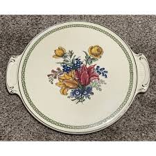 VILLEROY & BOCH OLD ABBEY WARE 1601 PORCELAIN FLORAL GENUA PLATTER