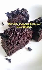 Campur bahan b, hingga cokelat cair. Brownies Panggang Ekonomis Low Budget Kitchen