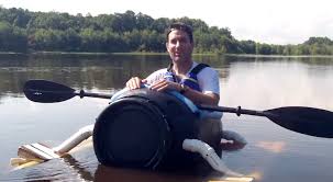 This includes at a minimum a hull, with propulsion, mechanical, navigation, safety and other systems as a craft requires. Diy Boat Made From Used Texaco Oil Drums