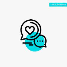 Chat Bubble Message Sms Romantisches Chat Paar Chat Türkis, Schwarz, Blase,  Button PNG und Vektor zum kostenlosen Download