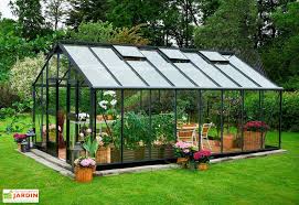 Serre De Jardin Verre Trempe Alu Anthracite 21 M Juliana Gardener En 2020 Maison Verte Serre Jardin Serre En Verre