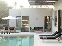 Find designs and ideas for outdoor entertaining, modern curb appeal, backyards, porches, pools, terraces and patios. A Striking Danish Modern Outdoor Furniture Collection Design Milk