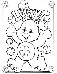 Creative ideas march coloring pages printable care bears good luck. Care Bears Coloring Pages Good Luck Coloring4free Coloring4free Com