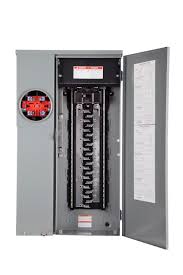 Breaker load center wiring diagram. Square D 200 Amp 42 Spaces 42 Circuit Main Breaker Meter Combo Plug On Neutral Load Center In The Breaker Boxes Department At Lowes Com