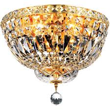Flush mount lighting is specially made to use a number of bulbs, ranging from 1 to 3. Asfour Crystal Flush Mount Hallway Bathroom Bedroom Chandelier 4 Light 14 Ebay