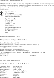 1) you need an original title for your paper. Methods Of Meta Analysis Sage Research Methods
