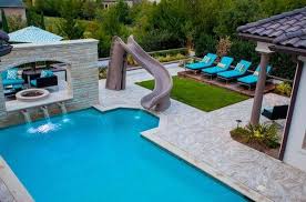 Pool Slides How To Choose The Right One For Your Swimming Pool