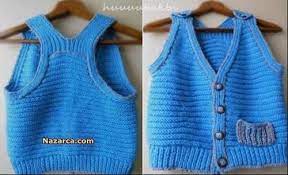 Orgu Erkek Cocuk 6 8 Yas Arasi Cepken Yelek Yapilisi Turkce Videolu Nazarca Com Baby Knitting Patterns Orgu Yelek