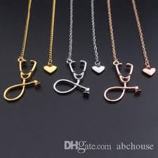 Perfect to give as a gift to a nurse, medical assistant, doctor, or anyone else in a medical profession! Wholesale I Love You Heart Stethoscope Necklace Silver Rose Gold Pendant Fashion Mystical Doctor Necklaces Nurse Doctor Best Friend Gift From Abchouse 0 75 Dhgate Com