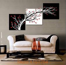 3 Panel Money Tree Modern Wall Art Black And White Decorative Painting Home Decor Print On Canvas Black And White Painting Takofashion Women S Clothing Fa Huge Wall Art Decorative