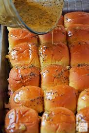 The Best Baked Ham And Cheese Sliders Are The Perfect Party Appetizer Also This Is A Football Appetizer That Gets A Touchdown F Slider Recipes Baked Ham Food