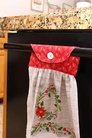 11 free crochet towel holder patterns: Hanging Dish Towel Pattern Sew Simple Home