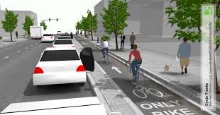 This one is in fact a new track. Why Protected Separated Tracks For The One Ways Spokes Dunedin