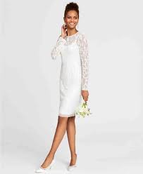 Wedding Dresses At Macy S Wedding Dresses For Budget Brides In 2021 Lace White Dress Dresses Little White Dresses