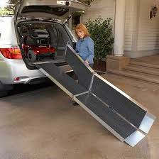 We break down the difference to these two different mobility devices and their uses. Tri Fold Ramps Ez Access Trifold Ramp Portable Wheelchair Ramp