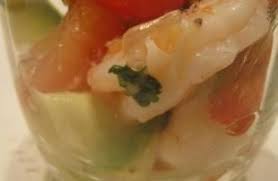Recette Verrines Crevettes Avocat Et Pamplemousse En Video Recette Verrines Crevettes Crevette Avocat Recette Verrine