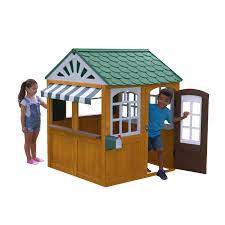 Shop lowe's to pick out the playhouse where your child can make lasting memories while entertaining themselves. Kidkraft Garden View Outdoor Playhouse Walmart Com Walmart Com