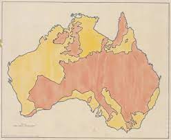 Australia In Europe Map Australia And Europe Comparative Map (1950) - Vivid Maps