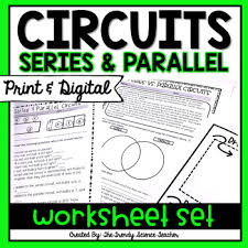 Parallel circuit worksheet 1 answer key. Series And Parallel Circuits Worksheet Set Print Digital Distance Learning The Trendy Science Teacher