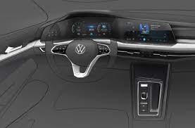 The dashboard and door trims also feature a neat honeycomb design, which emphasises the sporty theme. Volkswagen Golf Mark 8 Interior Spied Major Redesign