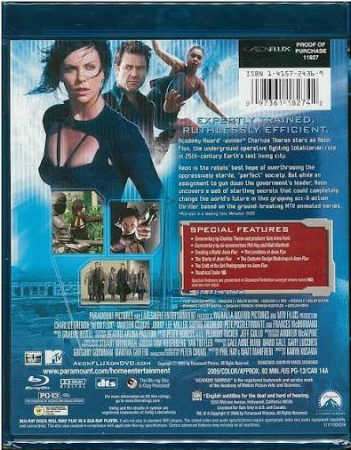 Amazon.com: Æon Flux [Blu-ray] : Charlize Theron, Frances McDormand, Sophie  Okonedo, Marton Csokas, Jonny Lee Miller, Pete Postlethwaite, Amelia  Warner, Caroline Chikezie, Nikolai Kinski, Paterson Joseph, Yangzom Brauen,  Aoibheann O'Hara, Karyn Kusama,