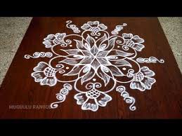 Youtube Free Hand Rangoli Design Kolam Designs Free Hand Rangoli