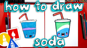 This drawing video is good for kids, art beginners and family friendly. How To Draw Funny Soda Youtube